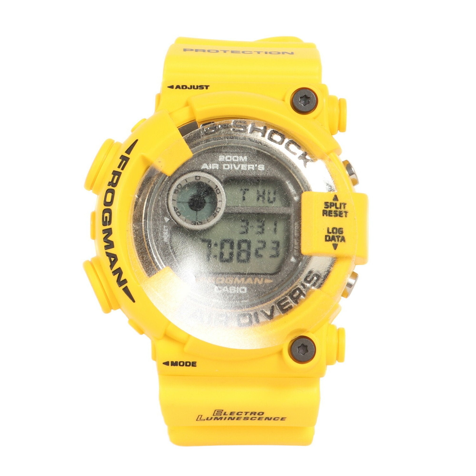 CASIOG-SHOCK 90s FROGMAN MEN IN YELLOW DW-8250Y-9T Diving Frog Watch /