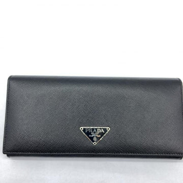 PRADA Saffiano Long Wallet M201A Black