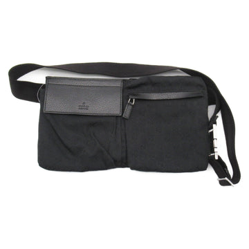 GUCCI Waist bag Black canvas 28566