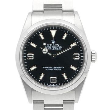 ROLEX Explorer 1 Oyster Perpetual Watch Stainless Steel 14270 Automatic Men's P Series 2000 Model Overhauled Guarantee