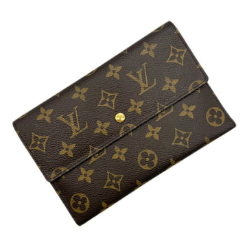 LOUIS VUITTON Pochette Passport Monogram Long Wallet Case Business Card Holder Men's Women's M60135 CA0053