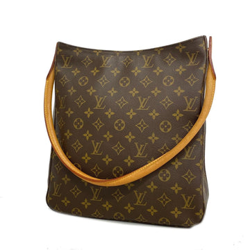 LOUIS VUITTON Shoulder Bag Monogram Looping GM M51145 Brown Ladies