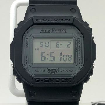 CASIOG-SHOCK  Watch DW-5600 HERNO Laminar Collaboration Aoyama Store 10th Anniversary Limited Edition Digital Quartz Black Mikunigaoka ITQQ0O22KOOW