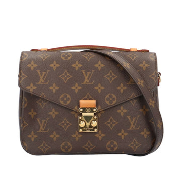 LOUIS VUITTON Pochette Metis MM Monogram Shoulder Bag Canvas M44875 Brown Women's