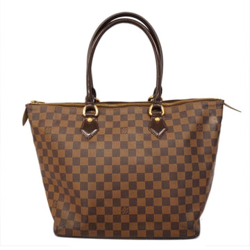 LOUIS VUITTON Tote Bag Damier Saleya MM N51182 Ebene Women's