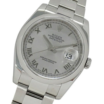 ROLEX Datejust 116200 M series watch men's automatic AT stainless steel SS silver Roman polished