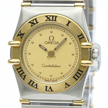 OMEGAPolished  Constellation 18K Gold Steel Ladies Watch 795.1080 BF570556