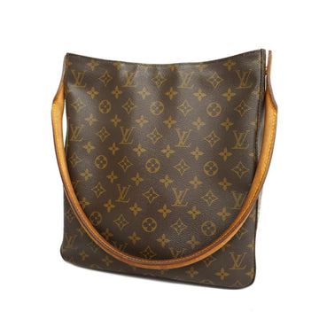 LOUIS VUITTON Shoulder Bag Monogram Looping GM M51145 Brown Ladies