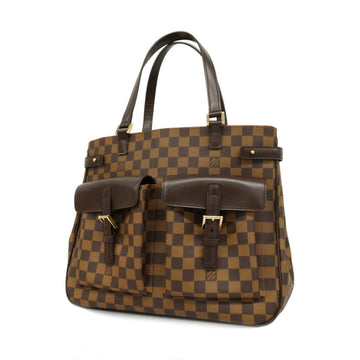 LOUIS VUITTON Tote Bag Damier Uzes N51128 Ebene Women's