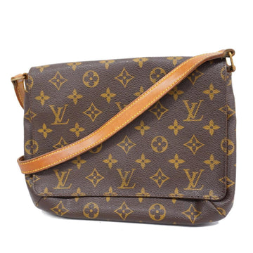 LOUIS VUITTON Shoulder Bag Monogram Musette Tango Short Strap M51257 Brown Ladies