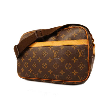 LOUIS VUITTON Shoulder Bag Monogram Reporter PM M45254 Brown Ladies