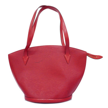 LOUIS VUITTON Shoulder Bag Epi Saint Jacques M52267 Castilian Red Women's