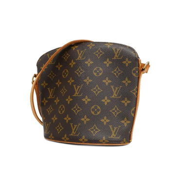 LOUIS VUITTON Shoulder Bag Monogram Drouot M51290 Brown Ladies