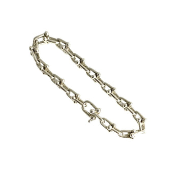 TIFFANY&Co.  Hardware Small Link Silver 925 Chain Bracelet Bangle 60438 5sbk-a2760438