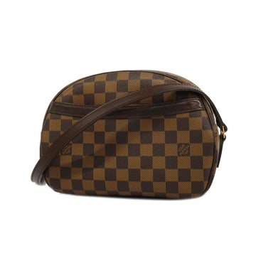 LOUIS VUITTON Shoulder Bag Damier Blois N48095 Ebene Ladies