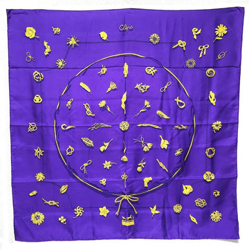 HERMES Scarf Carre 90 Large size Women's Silk