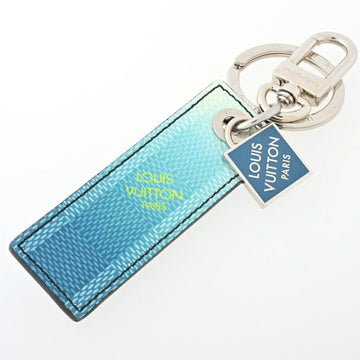 LOUIS VUITTON Portecle Damier Stripes Key Ring Holder M00735 S-155655