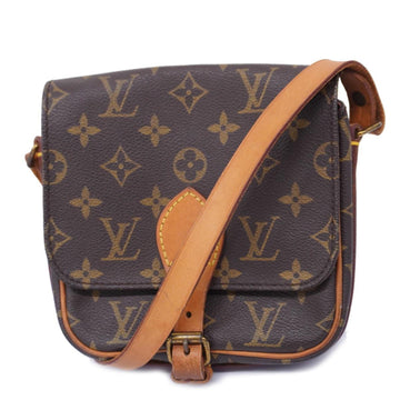 LOUIS VUITTON Shoulder Bag Monogram Cartesier M51254 Brown Women's