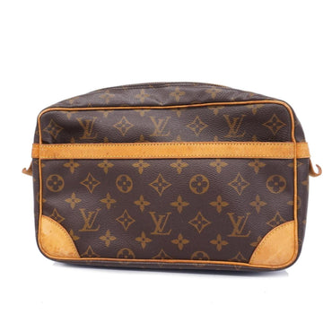 LOUIS VUITTON Clutch Bag Monogram Compiegne 28 M51845 Brown Women's