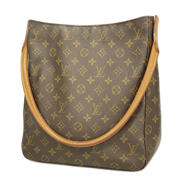 LOUIS VUITTON Shoulder Bag Monogram Looping GM M51145 Brown Ladies