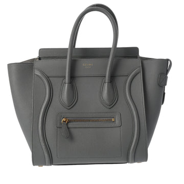 CELINE Luggage Micro Grey - Women's Calfskin Handbag