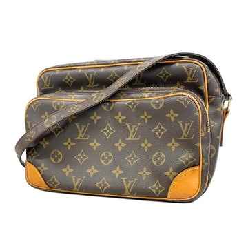 LOUIS VUITTON Shoulder Bag Monogram Nile M45244 Brown Ladies