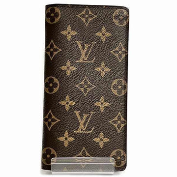 LOUIS VUITTON Monogram Portefeuille Brazza M66540 Long Wallet Bi-fold Unisex