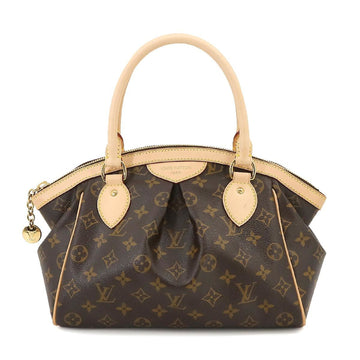 LOUIS VUITTON Monogram Tivoli PM Hand Bag Brown M40143 Gold Hardware