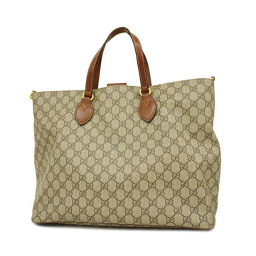 GUCCI tote bag GG Supreme 453705 brown ladies