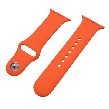 HERMES x Apple Watch Strap 40mm Size S/M Rubber Orange 0158