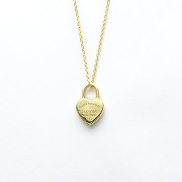 TIFFANY Return To  Heart Cadena Necklace Yellow Gold [18K] No Stone Men,Women Fashion Pendant Necklace [Gold]