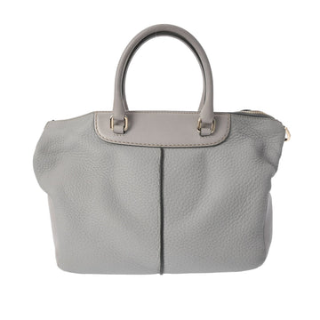 TOD'S Light Grey Women's Leather Handbag