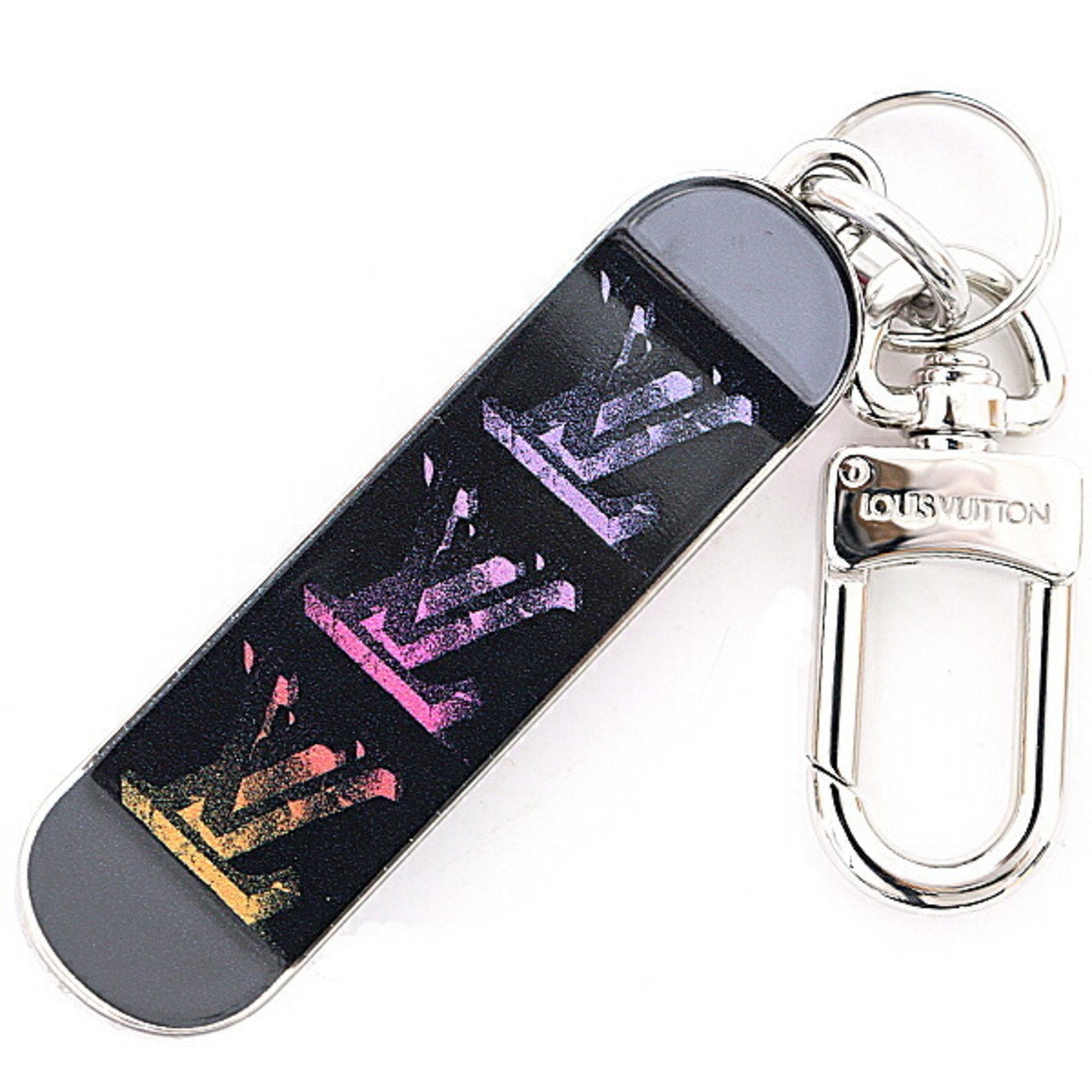 LOUIS VUITTON LV Keychain Bijou Sack Skateboard Bag Charm Monogram MP3