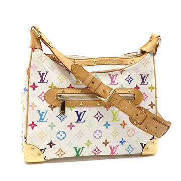 LOUIS VUITTON Shoulder Bag Monogram Multicolor Boulogne Women's M92660 White Studs A6046576