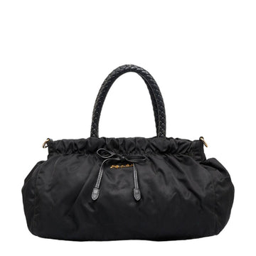 PRADA Handbag BN1631 Black Nylon Women's