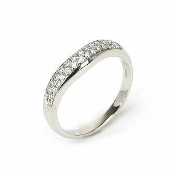 BVLGARI Ring Pt950 Diamond Approx. 4.3g Platinum Pave Ladies