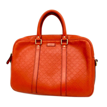 GUCCI Handbag Diamante 344357 Leather Red Champagne Ladies