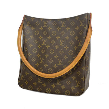 LOUIS VUITTON Shoulder Bag Monogram Looping GM M51145 Brown Ladies