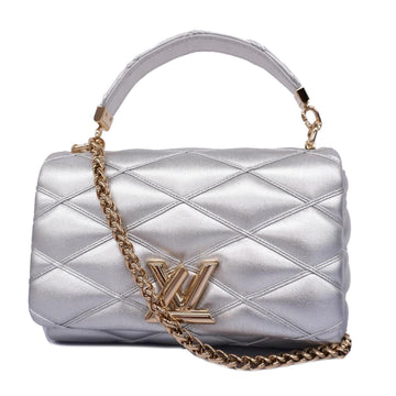 LOUIS VUITTON Handbag Maltage GO-14MM M25107 Silver Ladies