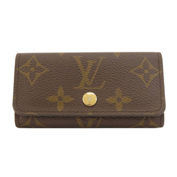 LOUIS VUITTON M62631 Multicle 4 Monogram Key Case Canvas Women's