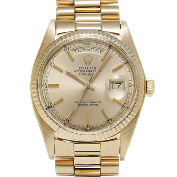 ROLEX Day-Date 1803 Men's YG Watch Automatic Champagne Dial