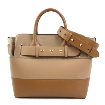 BURBERRY handbag shoulder bag leather brown ladies h30312g