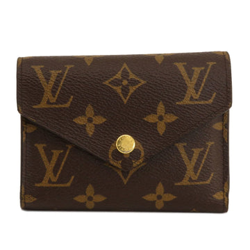 LOUIS VUITTON M62472 Victorine Monogram Bi-fold Wallet Canvas Women's