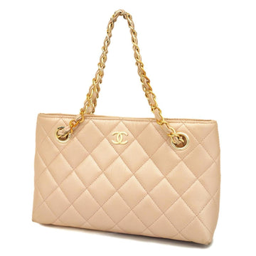 CHANEL handbag, matelasse, lambskin, pink, champagne, ladies