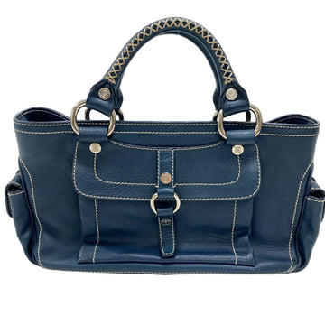 CELINE Boogie Bag Handbag Navy Women's