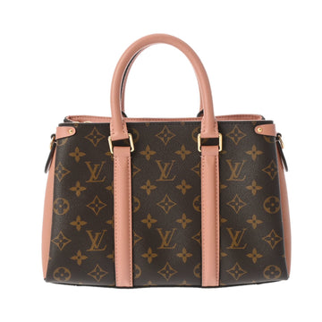 LOUIS VUITTON Monogram Soufflot NV BB Peche M44899 Women's Canvas Handbag