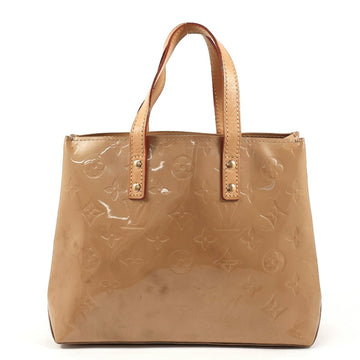 LOUIS VUITTON Reed PM M91334 Tote Bag Monogram Vernis Beige Women's N4023931