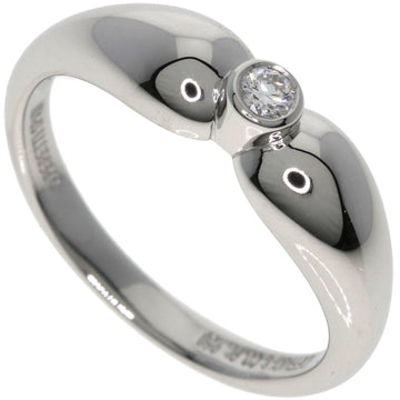TIFFANY & Co. Teardrop 1P Diamond Ring, Platinum PT950, Women's,