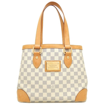 LOUIS VUITTON Damier Azur Hampstead PM N51207 Tote Bag White 251733