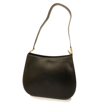 SALVATORE FERRAGAMO Shoulder Bag Gancini Leather Black Women's